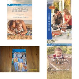 Assorted Harlequin Romance Paperback Book Bundle (4 Pack): A Navy SEALs Surprise Baby Operation: Family Mass Market Paperback, How to Land Her Lawman The Bachelors of Blackwater Lake Mass Market Paperback, Foreign Affair Mass Market Paperback, The SEALs Baby Operation: Family Mass Market Paperback