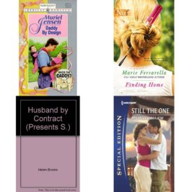 Assorted Harlequin Romance Paperback Book Bundle (4 Pack): Daddy by Design Harlequin American Romance, No. 742 Paperback, Finding Home Paperback, Husband by Contract Presents S. Paperback, Still the One Mass Market Paperback