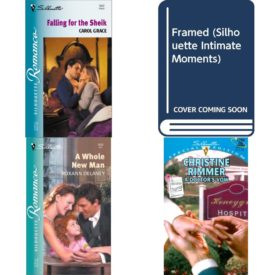 Assorted Silhouette Romance Paperback Book Bundle (4 Pack): Falling For The Sheik Silhouette Romance Paperback, Framed Silhouette Intimate Moments Paperback, A Whole New Man Paperback, A Doctors Vow Prescription Marriage Silhouette Special Edition, 1293 Paperback