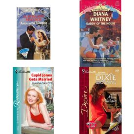 Assorted Silhouette Romance Paperback Book Bundle (4 Pack): Annie In The Morning Wanted: Spouse Here Come the Grooms Paperback, Daddy of the House Parenthood / Silhouette Special Edition, No. 1052 Paperback, Cupid Jones Gets Married Soulmates Paperback, Her Man Upstairs Divas Who Dish Paperback