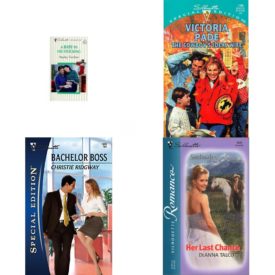 Assorted Silhouette Romance Paperback Book Bundle (4 Pack): Baby In His Stocking Silhouette Romance Mass Market Paperback, The Cowboys Ideal Wife : A Ranching Family Silhouette Special Edition No. 1185 Paperback, Bachelor Boss Harlequin Office Romance Collection Paperback, Her Last Chance soulmates Mass Market Paperback