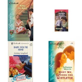 Assorted Silhouette Romance Paperback Book Bundle (4 Pack): Baby, Oh Baby! If Wishes Were... Paperback, All It Takes Is Family Silhouette Special Edition, No. 1126 Paperback, Baby YouRe Mine Bundles Of Joy Silhouette Romance Mass Market Paperback, Meet Me Under The Mistletoe Harlequin Romance Paperback