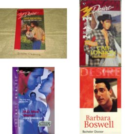 Assorted Silhouette Romance Paperback Book Bundle (4 Pack): Gus And The Nice Lady Silhouette Desire Paperback, Tallchiefs Bride The Tallchiefs Silhouette Desire, No 1021 Paperback, M. D. Most Wanted The Bachelors Of Blair Memorial Silhouette Intimate Moments Paperback, Bachelor Doctor Man of the Month Paperback