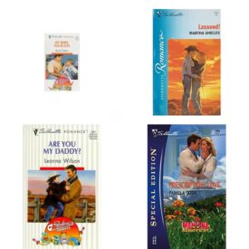 Assorted Silhouette Romance Paperback Book Bundle (4 Pack): My Baby, Your Son Fabulous Fathers Silhouette Romance Paperback, Lassoed! Silhouette Romance Paperback, Are You My Daddy? Fabulous Fathers Silhouette Romance Mass Market Paperback, Prescription: Love Silhouette Special Edition Montana Mavericks: Gold Rush Grooms Paperback