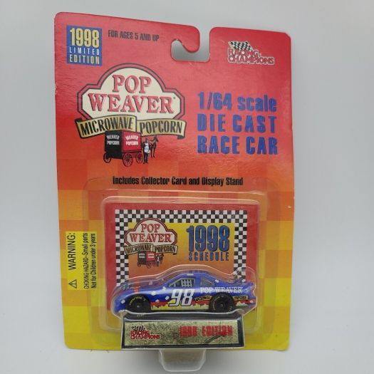 1998 Racing Champions Limited Edition 1/64 Car Pop Weaver Popcorn