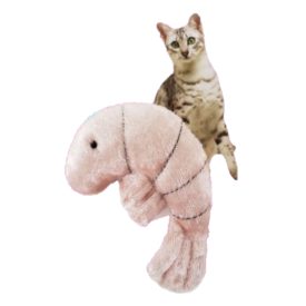 Animal Planet Shrimp Plush Catnip Cat Toy 3"