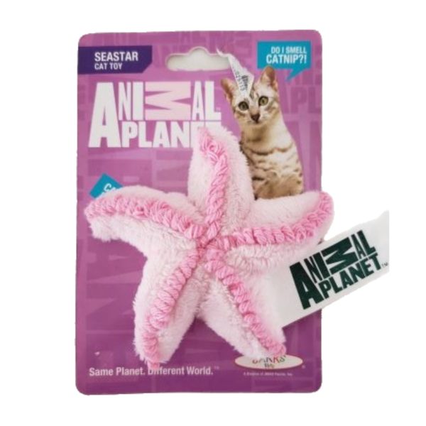 Animal Planet Starfish Plush Catnip Cat Toy 3"