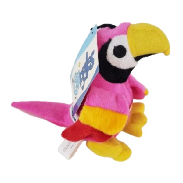 Zanies Griggles Polly Brights Pink Parrot 5"