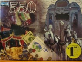 Guild Horse and Carriage Montage 550 Piece Puzzle