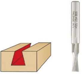 Vermont American 22134 1/2-Inch HSS Dovetail Router Bit