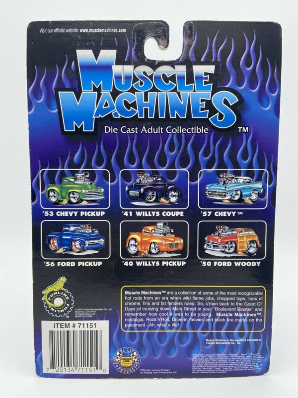 Muscle Machines 1:64 Scale Diecast Collectible 1953 Chevy Pickup 01-56 Orange