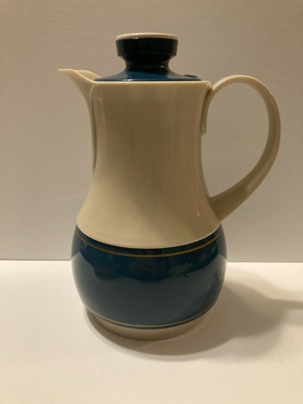 Vintage 1983 THERMOS Coffee Butler 32 oz. Carafe West Germany Blue Ingrid #570D