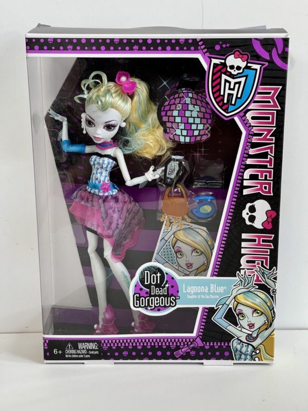 Monster High Dot Dead Gorgeous Lagoona Blue Doll 10.5"