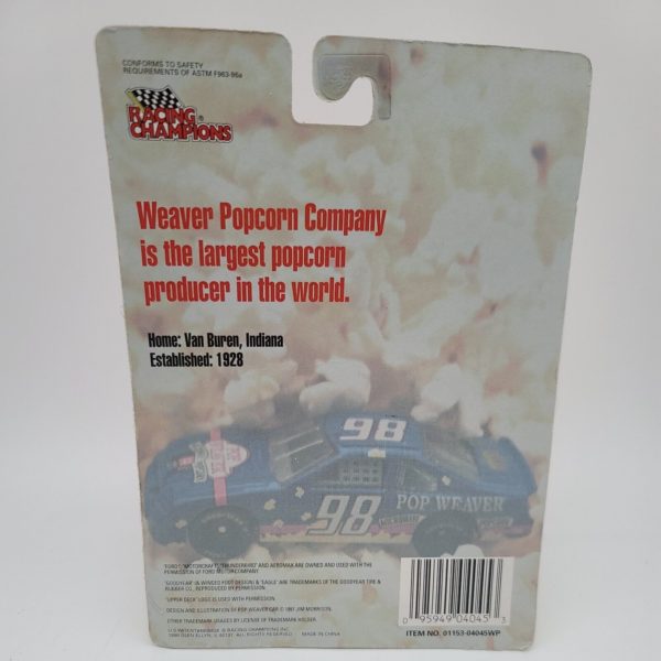 1998 Racing Champions Limited Edition 1/64 Car Pop Weaver Popcorn