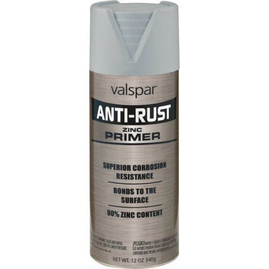 Valspar 68226 Anti Rust Zinc Primer Spray 12 oz. Can