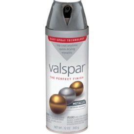 Valspar 85053 Multi-surface Enamel Spray Paint, 12 Oz Aerosol Can, Aluminum