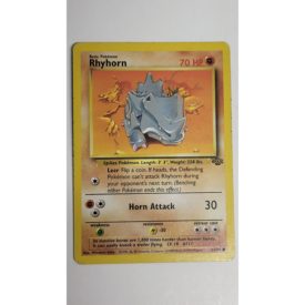 Excellent Rhyhorn 61/64 Jungle Set Pokemon Card