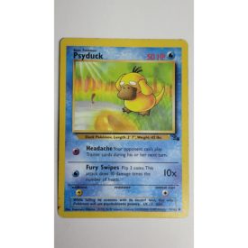 Excellent Psyduck 53/62 Fossil Set Pokemon Card