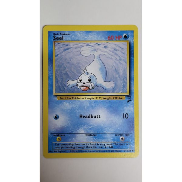Mint Seel 61/130 Base Set 2 Pokemon Card
