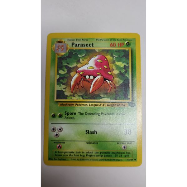 Mint Parasect 41/64 Jungle Set Pokemon Card