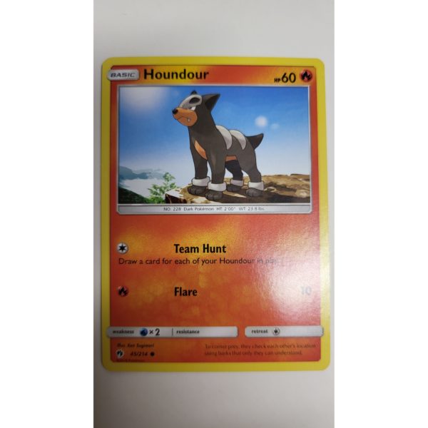 Mint Houndour 45/214 Lost Thunder Pokemon Card
