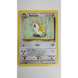 Near Mint Raticate 58/130 Base Set 2 Pokemon Card