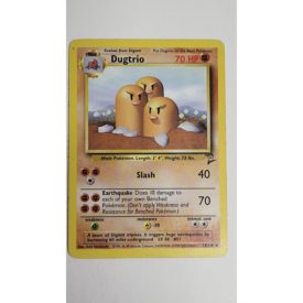 Near Mint Dugtrio 33/130 Base Set 2 Pokemon Card