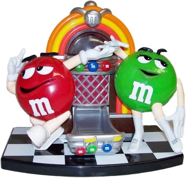 M&M's Rockn Roll Cafe Candy Dispenser Limited Edition Collectible