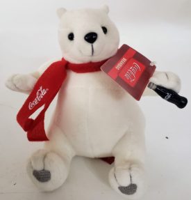 Collectible Coca-Cola Brand Bean Bag Plush by Beverly Hills Gift Co.