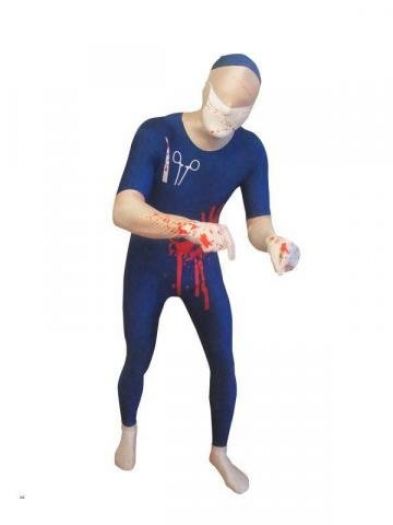 Morphsuits Costumes - Evil Surgeon Navy Blue Size XXL
