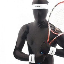 White Morphsuits Sweat Bands One Size Fits All