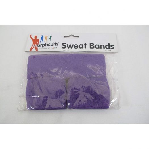 Purple Morphsuits Sweat Bands One Size Fits All
