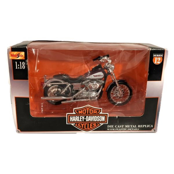 2001 Maisto Harley Davidson 2001 FXDL Dyna Low Rider Motorcycle Diecast 1:18 Series 12