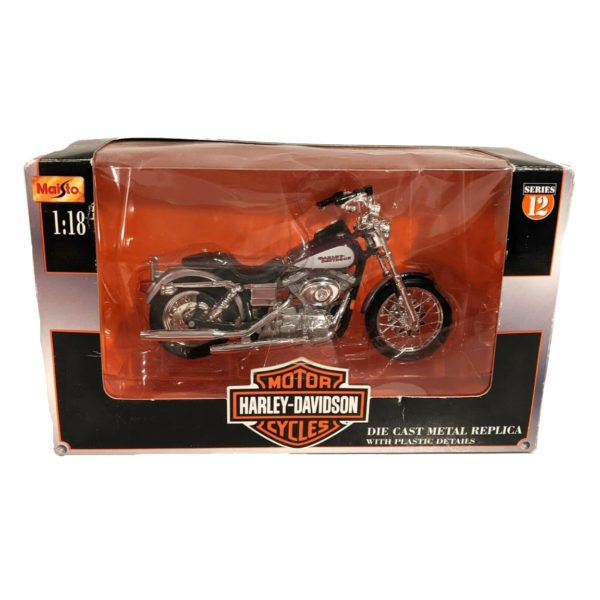 2002 Maisto Harley Davidson 2002 FXDL Dyna Low Rider Motorcycle Diecast 1:18 Series 14