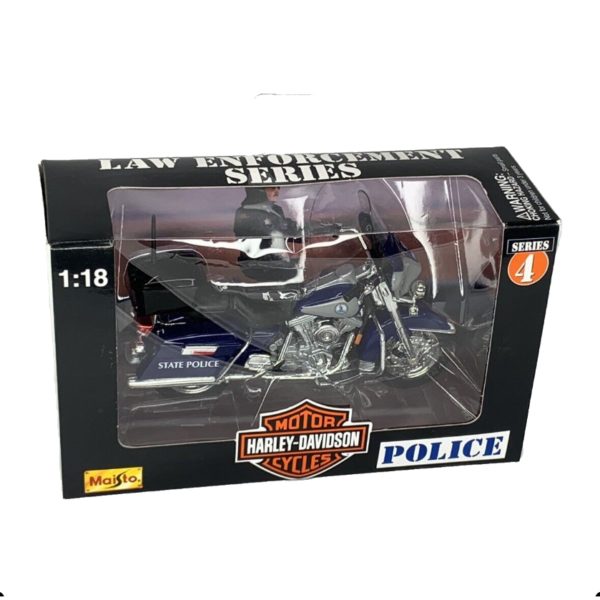 1998 Maisto Law Enforcement Series 4 Virginia State Police Harley Davidson Motorcycle Diecast 1:18