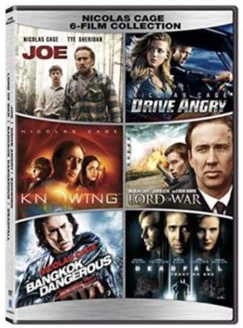 6 Films: Nicolas Cage - Joe / Drive Angery / Knowing / Lord of War / Bangkok Dangerous / Deadfall  (DVD)