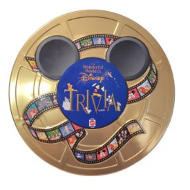 Wonderful World of Disney Trivia Board Game Mattel Tin 1997 Factory Sealed