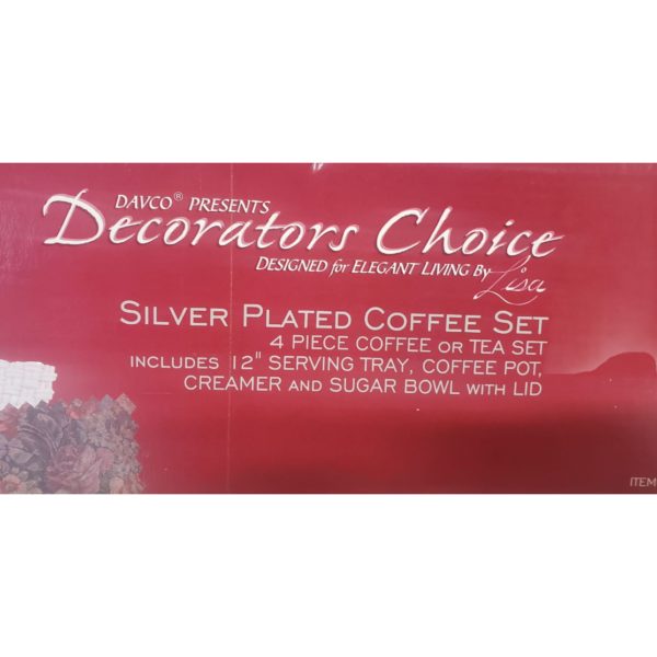 Coffee Set Davco Silver, LTD. Silver Plated Four Piece #6001