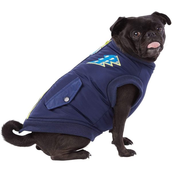 TOP PAW Lightning Bolt Dog Jacket Size Large