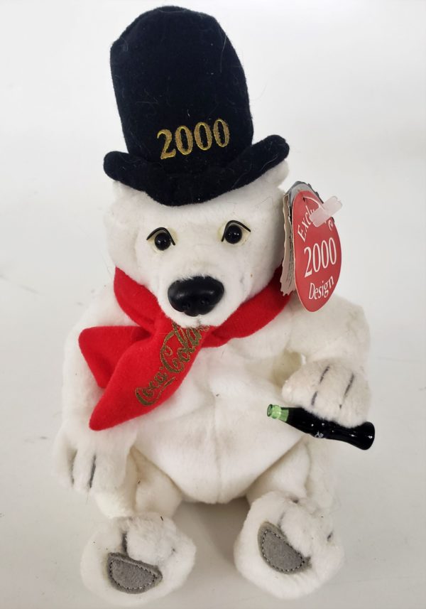 Coca-Cola Polar Bear Bean Bag Plush 2000 Limited Edition 0277