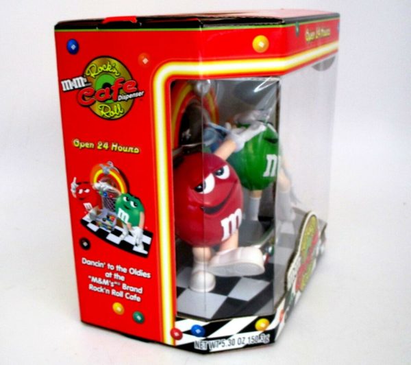 M&M's Rockn Roll Cafe Candy Dispenser Limited Edition Collectible