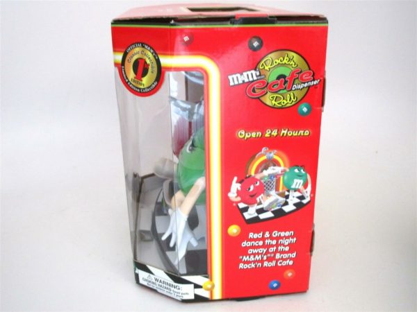 M&M's Rockn Roll Cafe Candy Dispenser Limited Edition Collectible