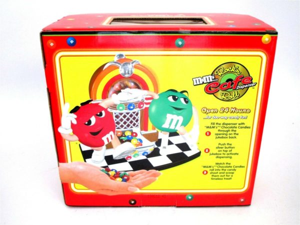 M&M's Rockn Roll Cafe Candy Dispenser Limited Edition Collectible