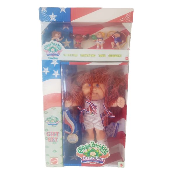 1996 Mattel Cabbage Patch Kids Olympics Girls Basketball Olympikids "Deborah Eve" Special Edition Doll Gift Set