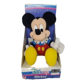 Vintage Mattel Disney Classic Mickey Mouse w/ Suspenders 12" Plush Doll