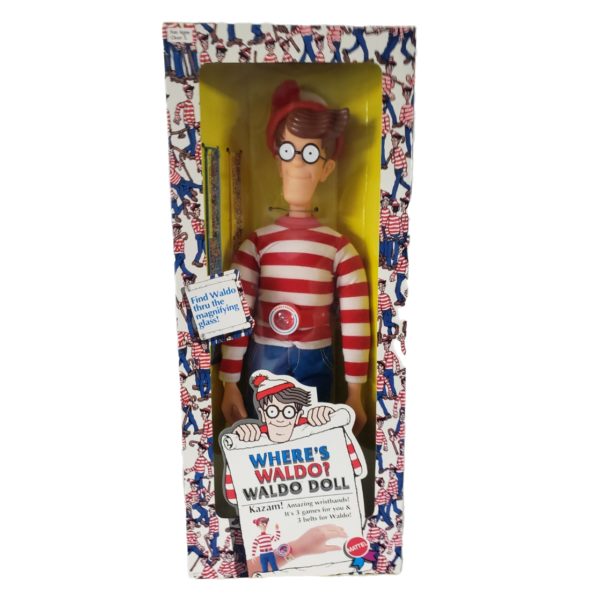 Vintage 1991 Mattel #2777 Where's Waldo? Waldo Doll 18 Inch