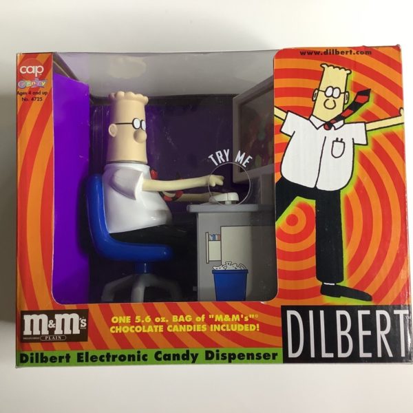 M&M's Dilbert Electronic Candy Dispenser Limited Edition Collectible #4725