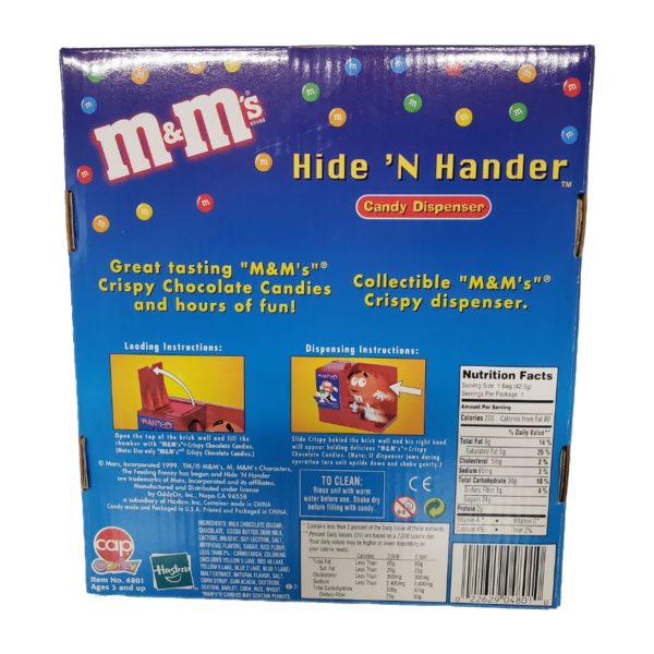 M&M's "Hide 'N Handler" Candy Dispenser Limited Edition Collectible
