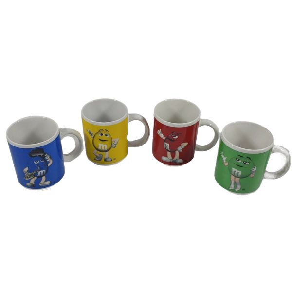 M&M's Fun Deal Brand Ceramic Mug Gift Set 11 oz. Limited Edition Collectible