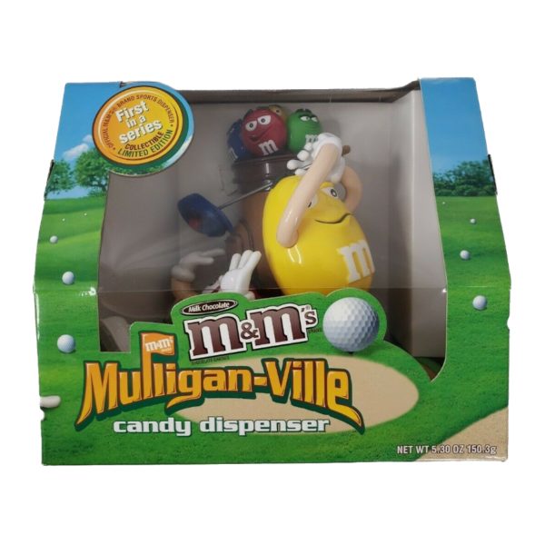 M&M's Candy Dispenser Golf Mulligan Ville Limited Edition Collectible